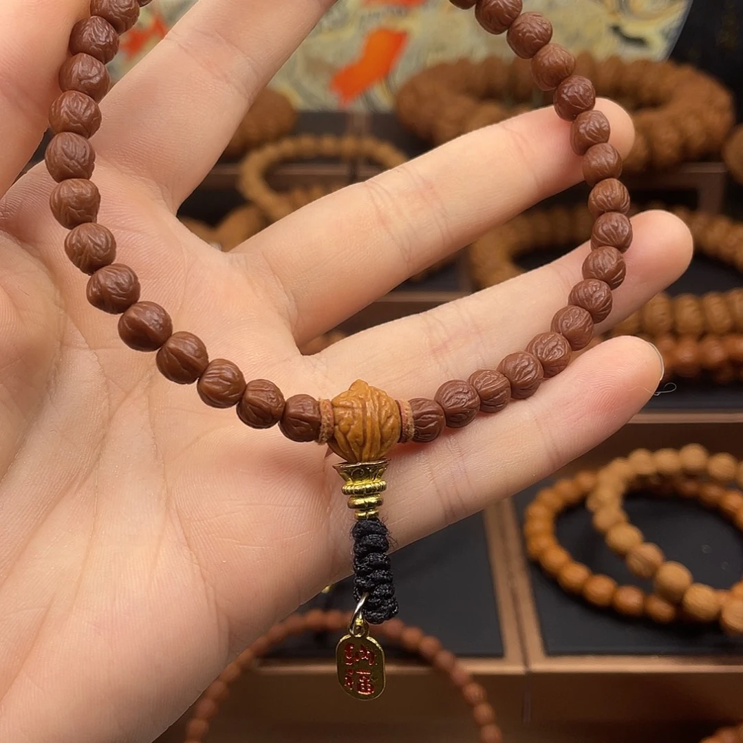 ****n桃木手串/手链07手持玉化料