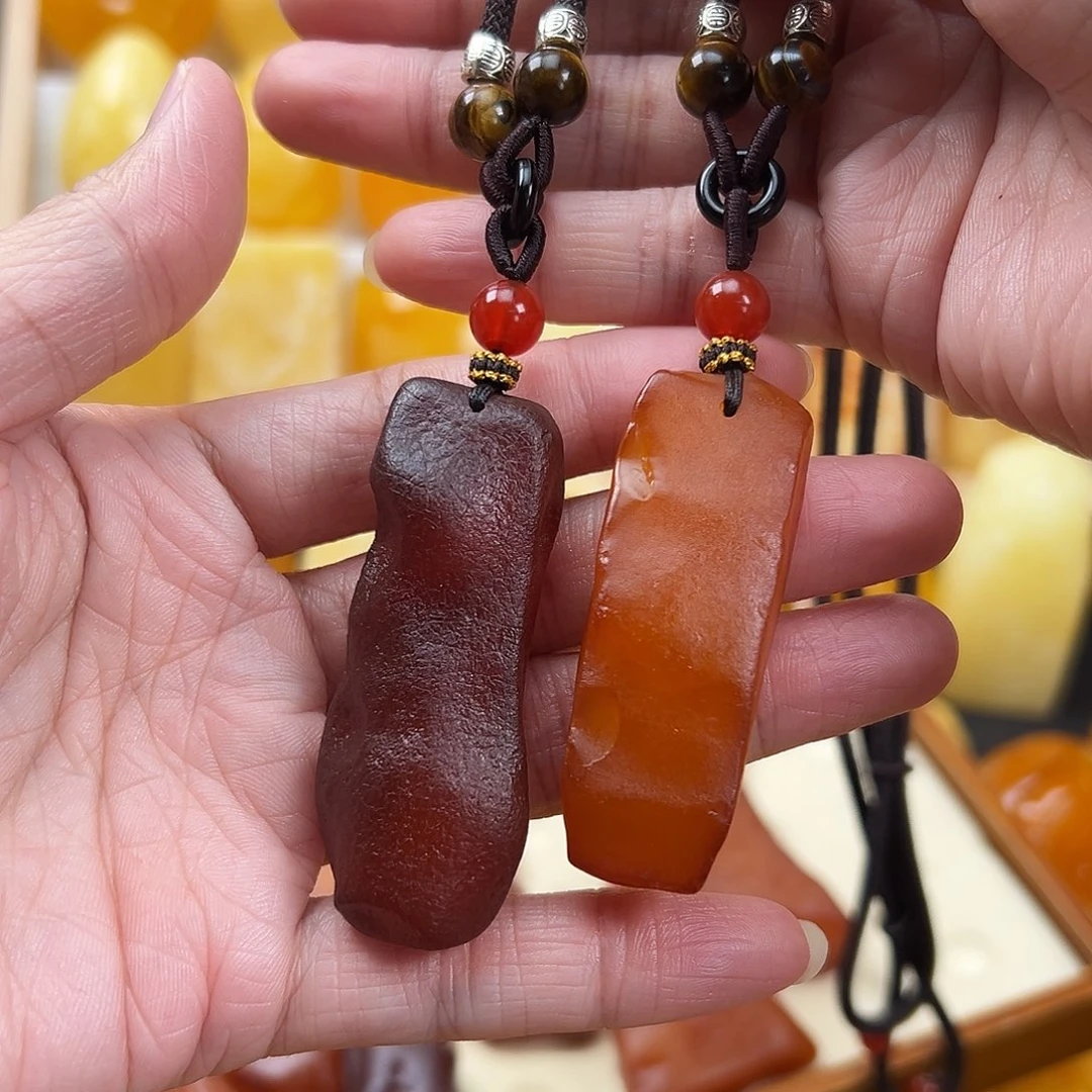 蜜蜡颈饰未镶嵌蜜蜡