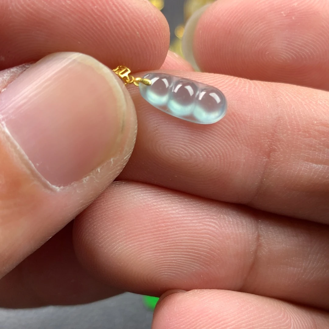 【闪购商品】颈饰18K金镶嵌翡翠翡翠