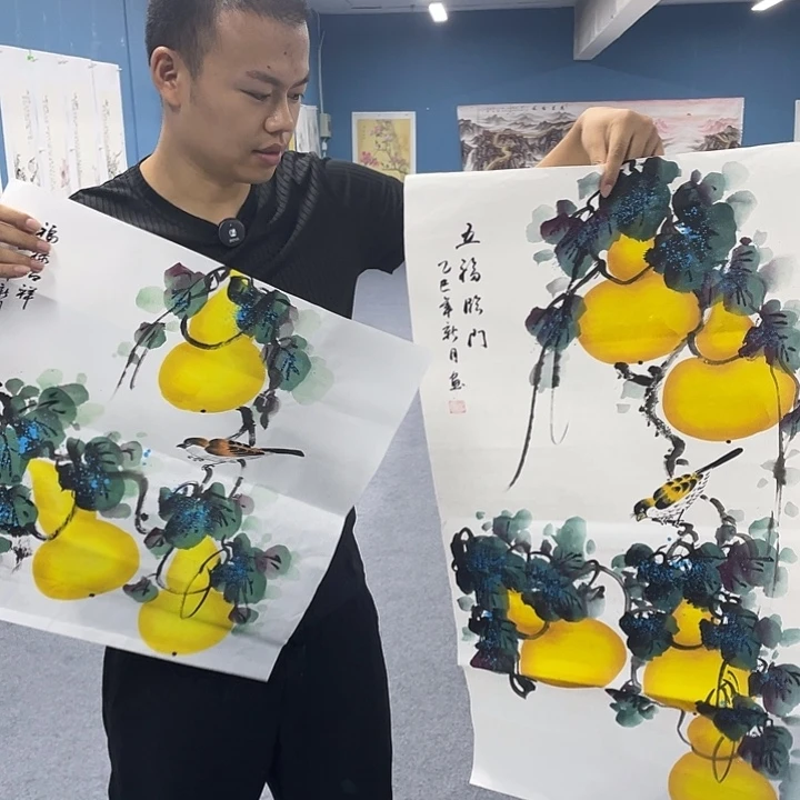 国画手绘图画欣赏一下