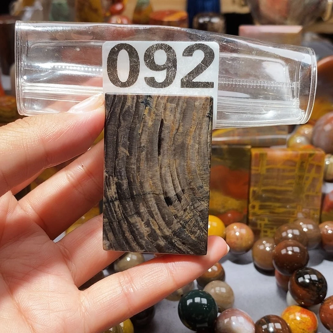硅化玉天然北票硅化玉吊坠未镶嵌