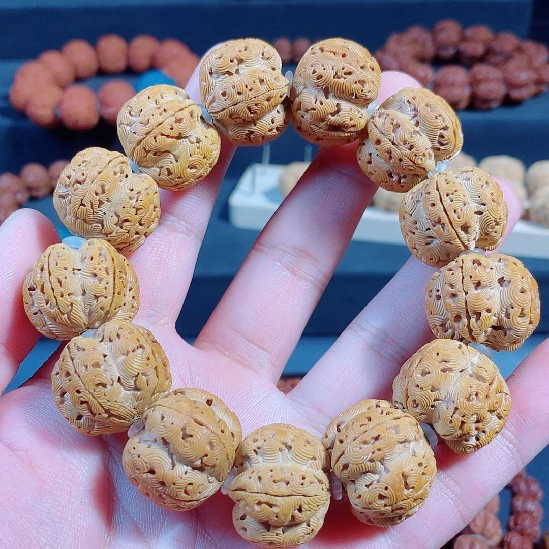 诚***信金刚菩提手串22饕餮