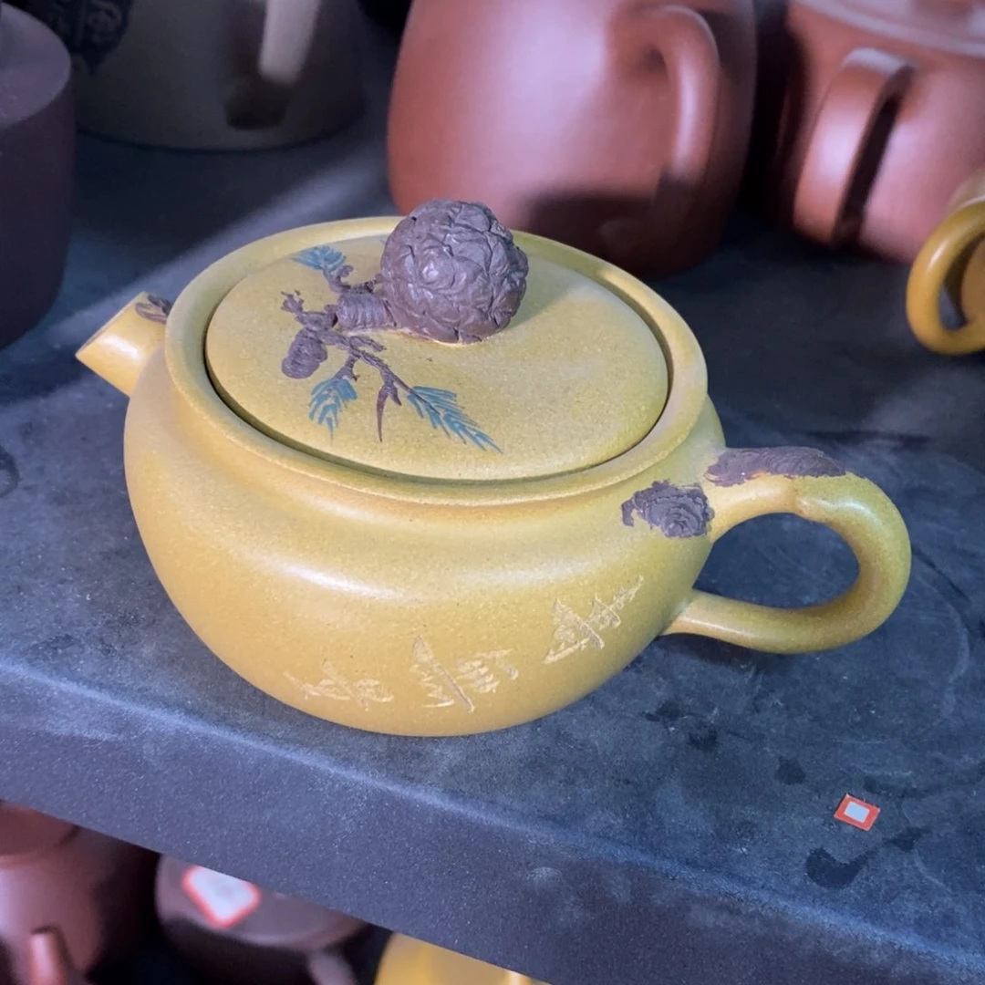 茶壶紫泥原矿手工108