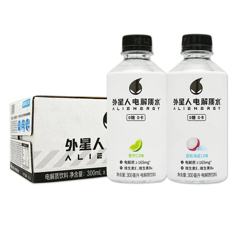 外星人电解质水青柠味荔枝海盐口味健身饮料迷你装300ml