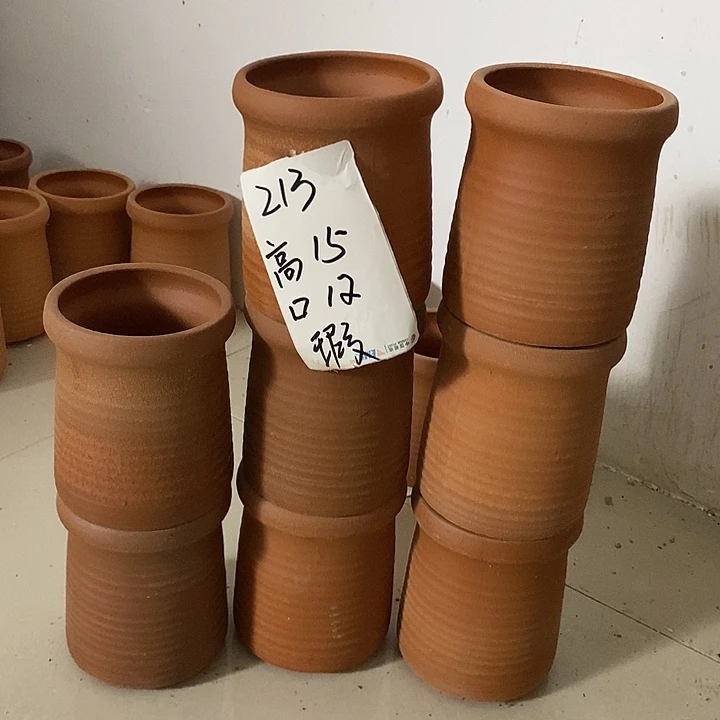 粗陶红陶绿植花盆213