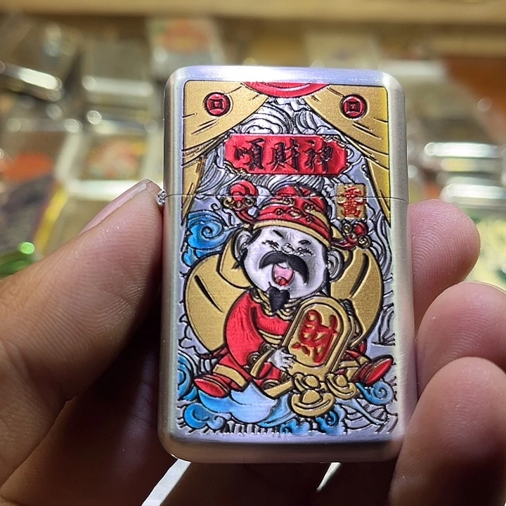 纯铜佐罗790银拉丝顺财神