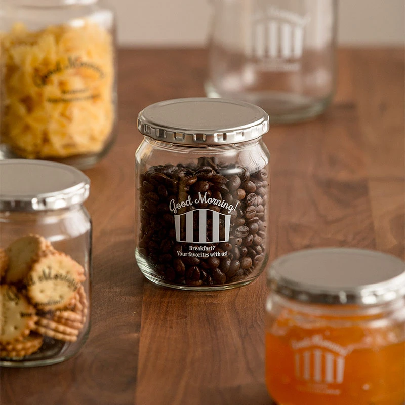 同合日本进口东洋佐佐木早安果酱罐厨房收纳密封罐咖啡豆储藏罐子