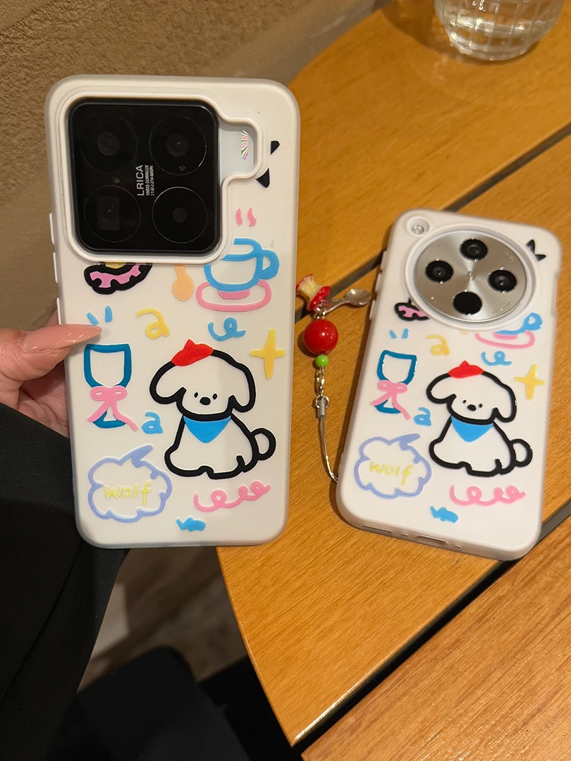 适用于小狗opporeno14手机壳小米15红米vivox200华为p80荣耀苹果