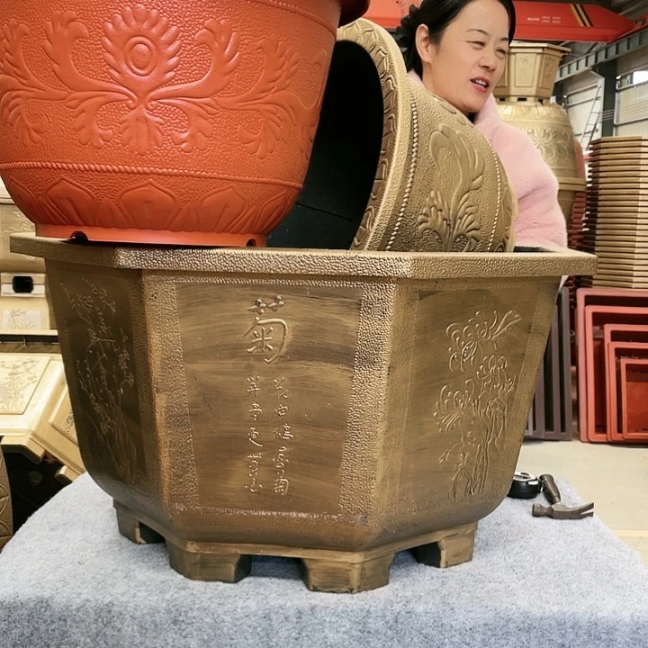 圆盆红色五零两个