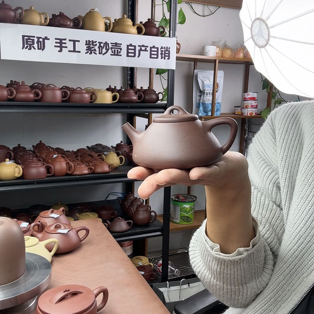 紫砂茶壶A****w紫泥子冶石瓢