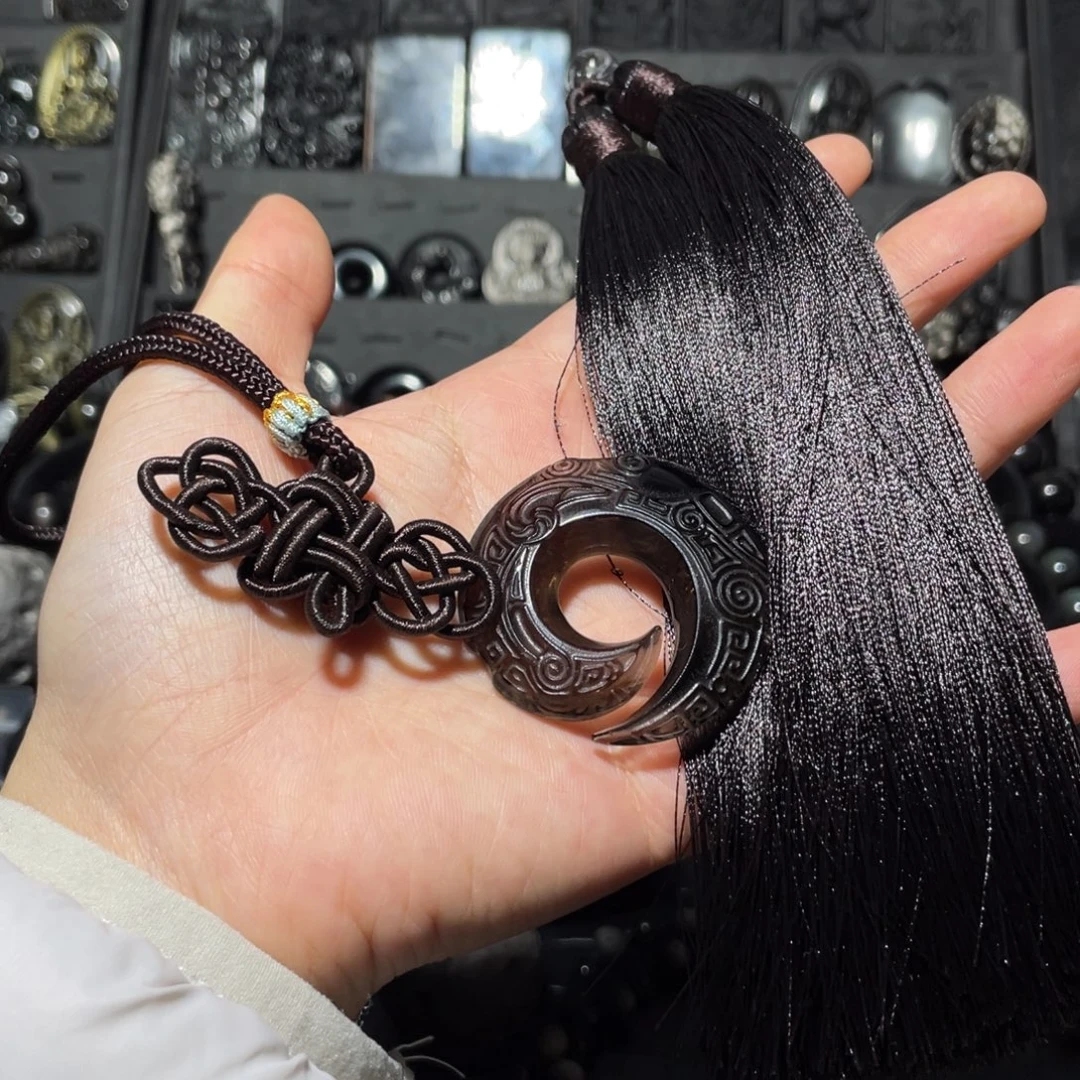 匹***曹黑曜岩未镶嵌珠宝奇石