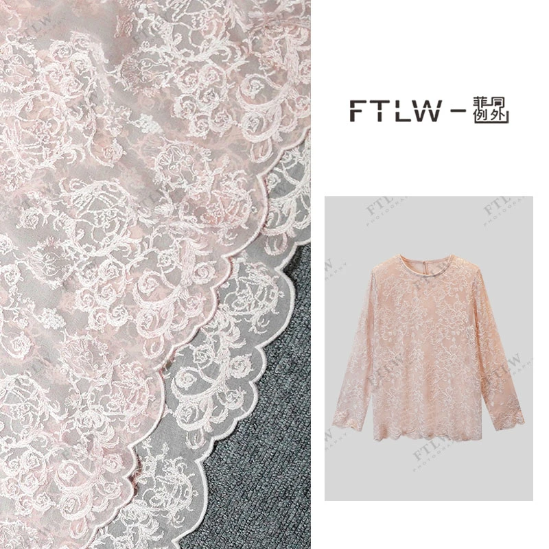 板熙FTLW-【茶花遥】轻奢高级感气质时尚优雅女装上衣-3505