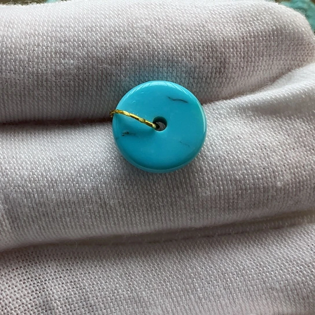 绿松石未镶嵌配饰11.2*3