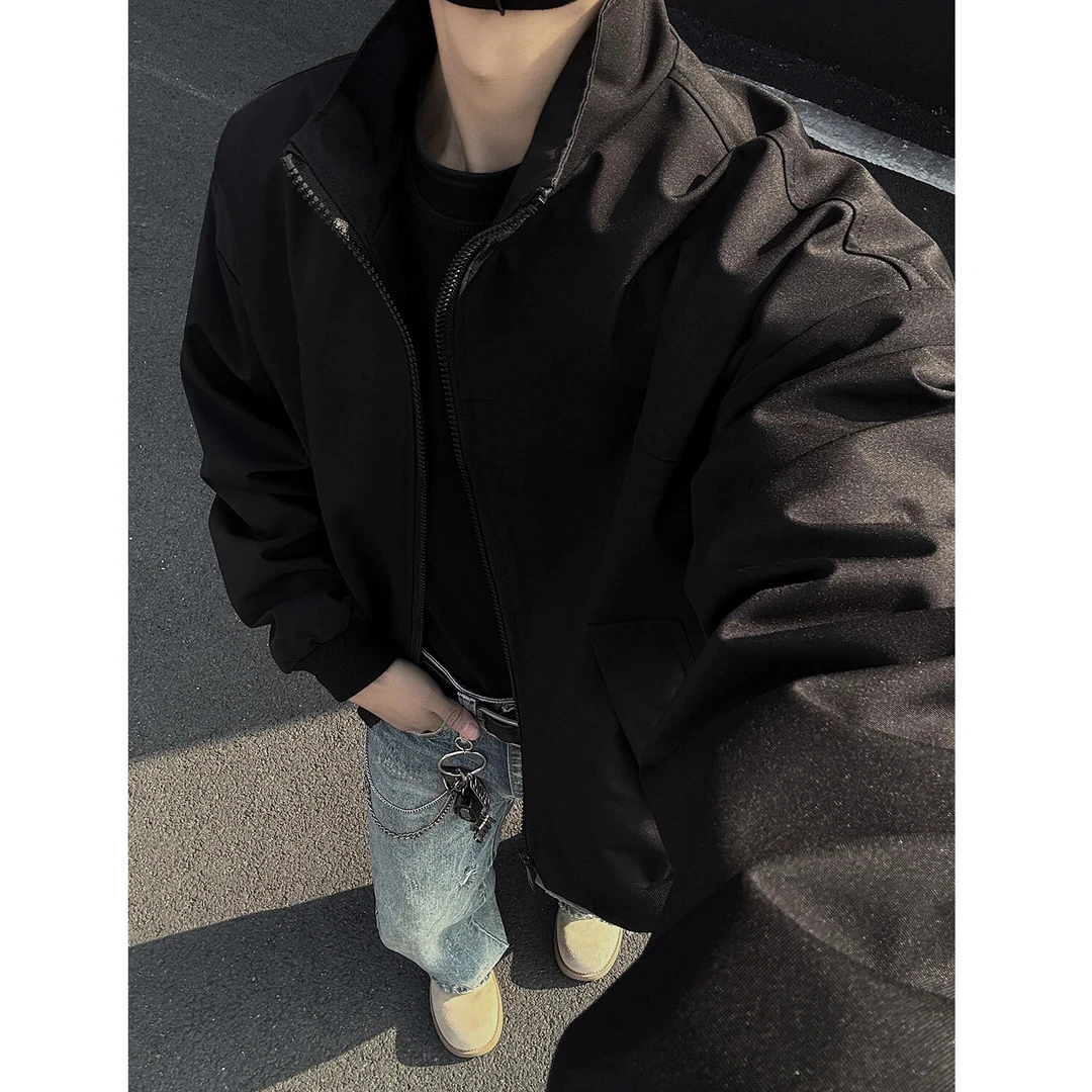 cleanfit短款工装外套男秋季硬汉穿搭三防立领冲锋衣美式飞行夹克