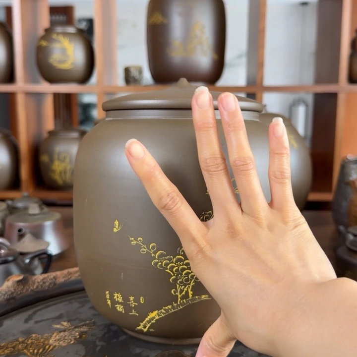 钦州坭兴陶茶叶罐06