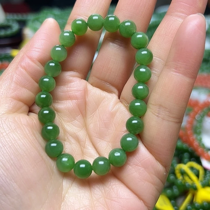 和田玉（碧玉）未镶嵌手链