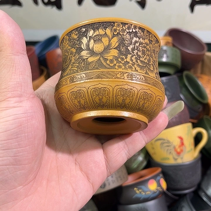 茶杯紫砂全手工紫砂主人杯