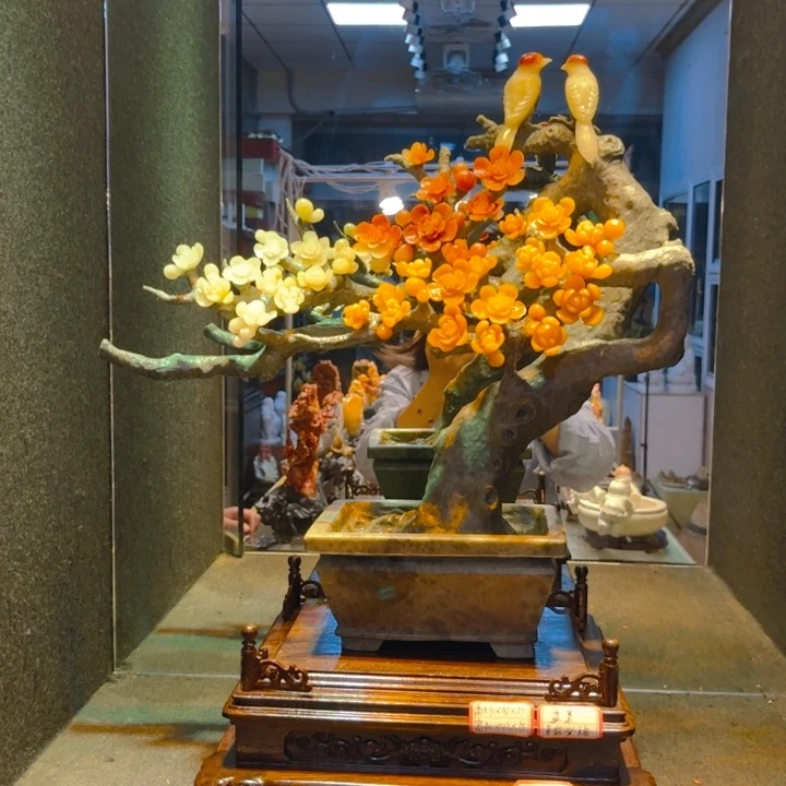 寿山石拼**生寿山石雕刻艺术品