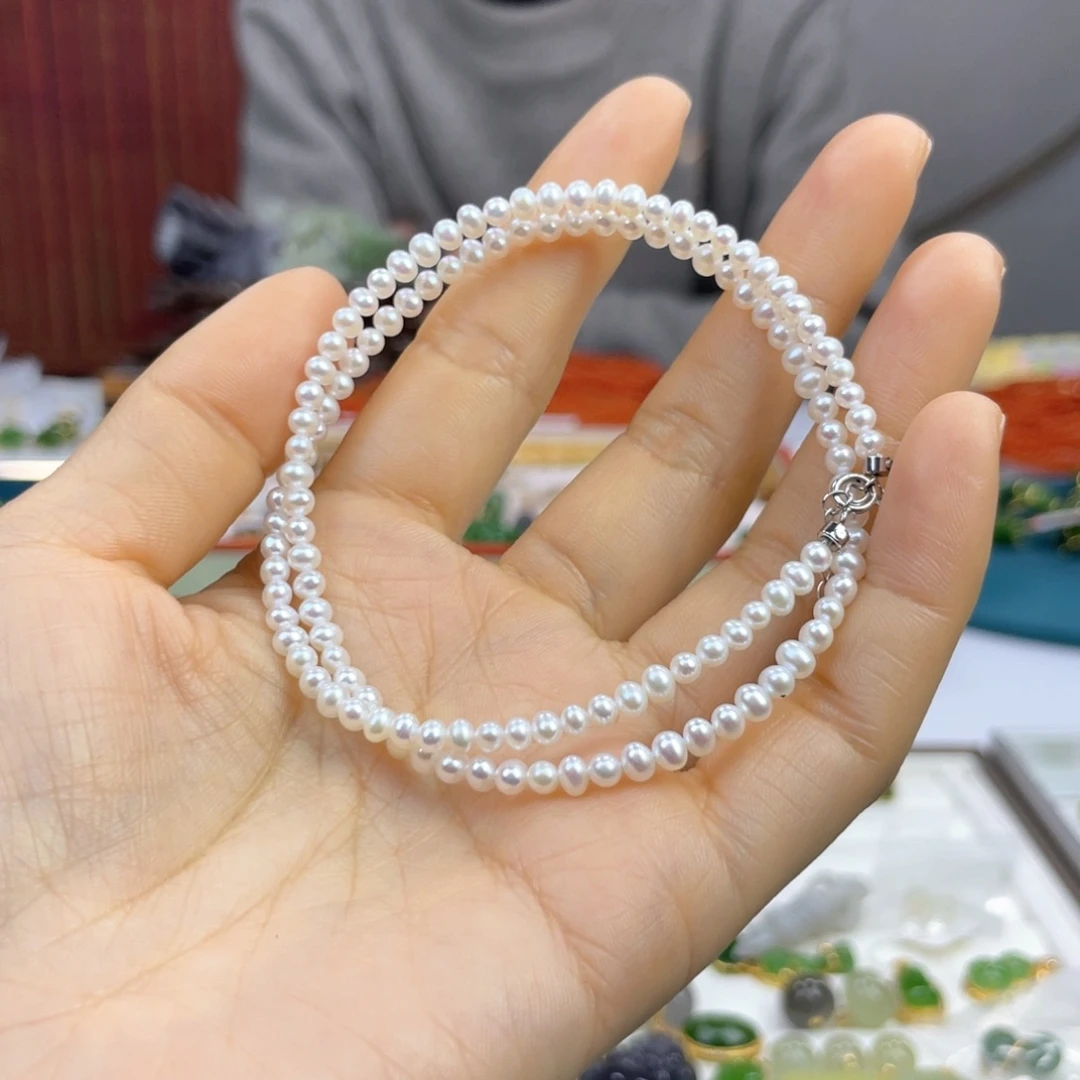 淡水珍珠颈饰未镶嵌笑**啦