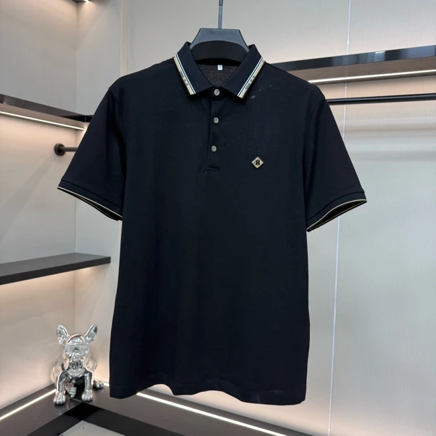 2025男士短袖纯棉休闲百搭（字母B）1766