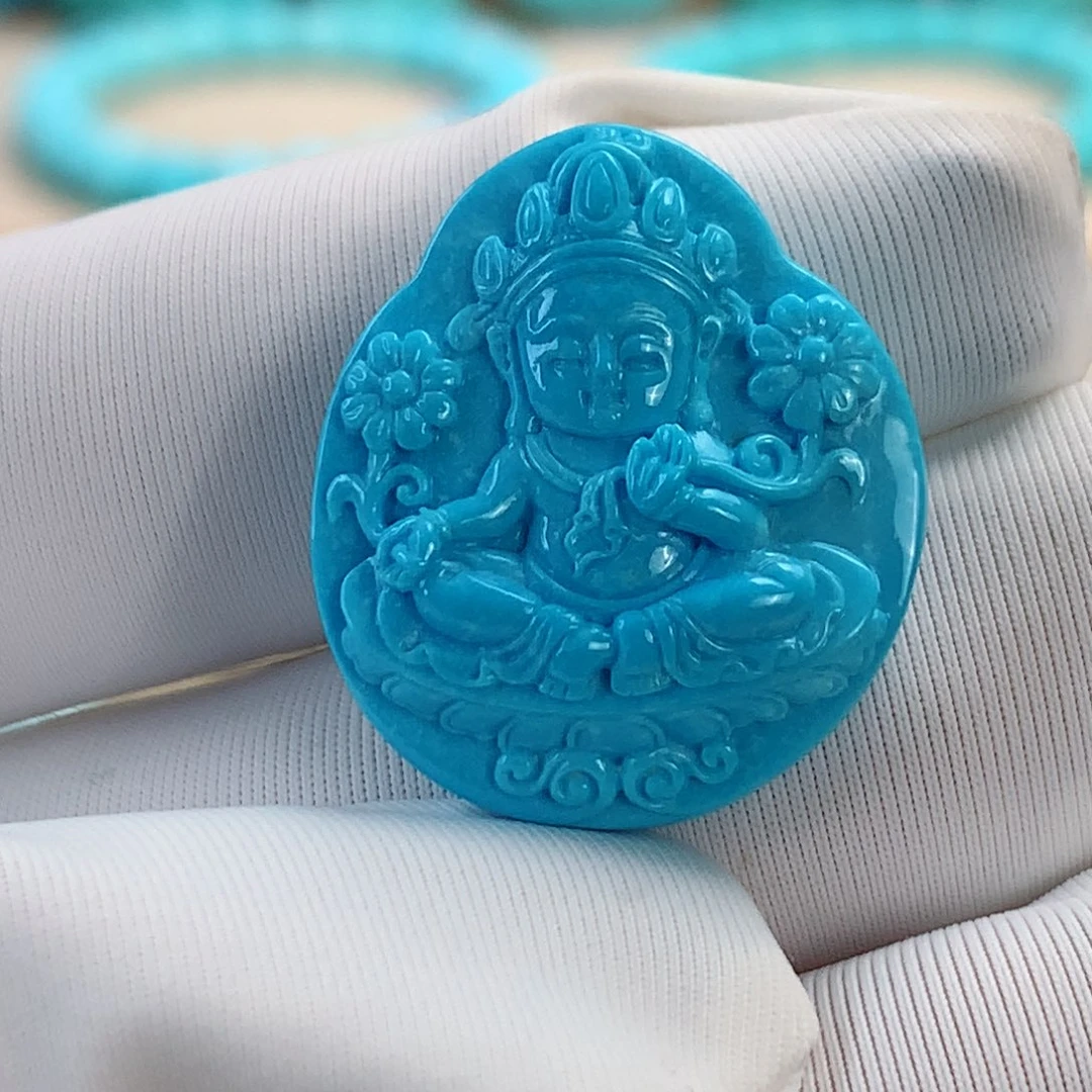 绿松石挂件未镶嵌