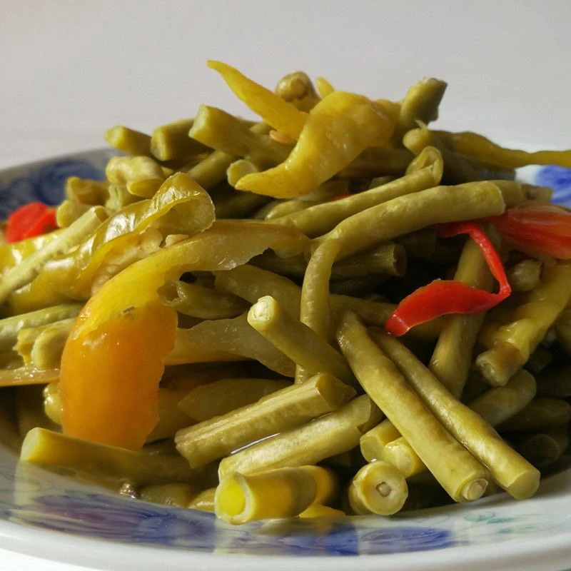 湖北大悟土特产农家手工腌豇豆香辣酸豆角下饭菜