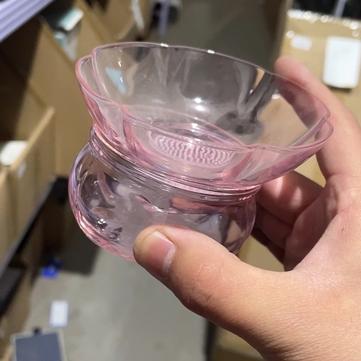 粉色pDF激光打孔一体茶漏