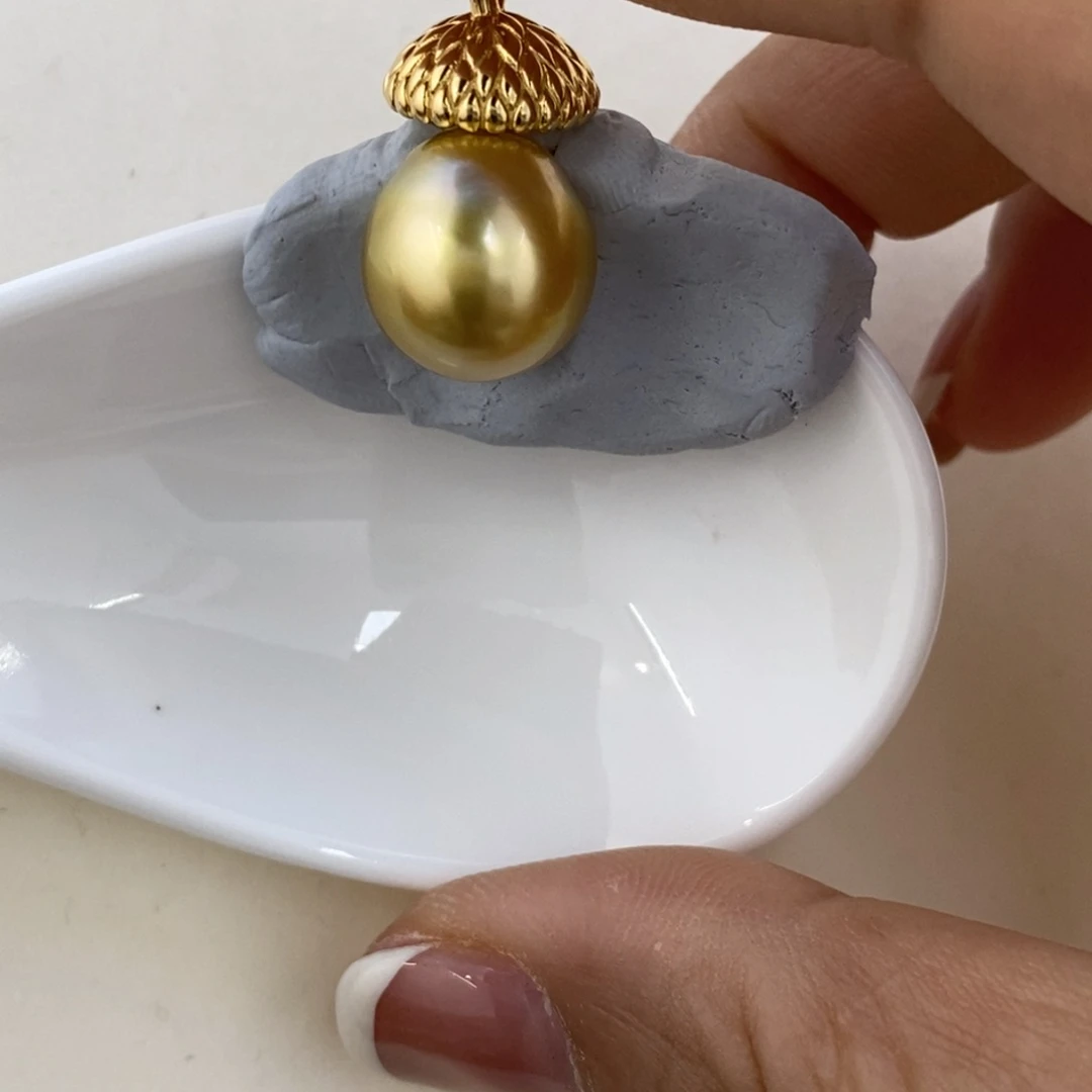 银S925镶嵌颈饰海水珍珠