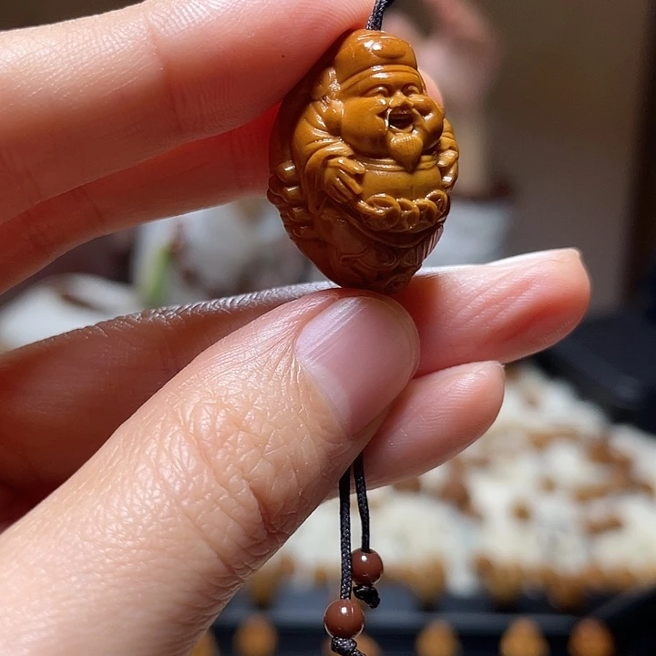 橄榄核吊坠橄榄掌财