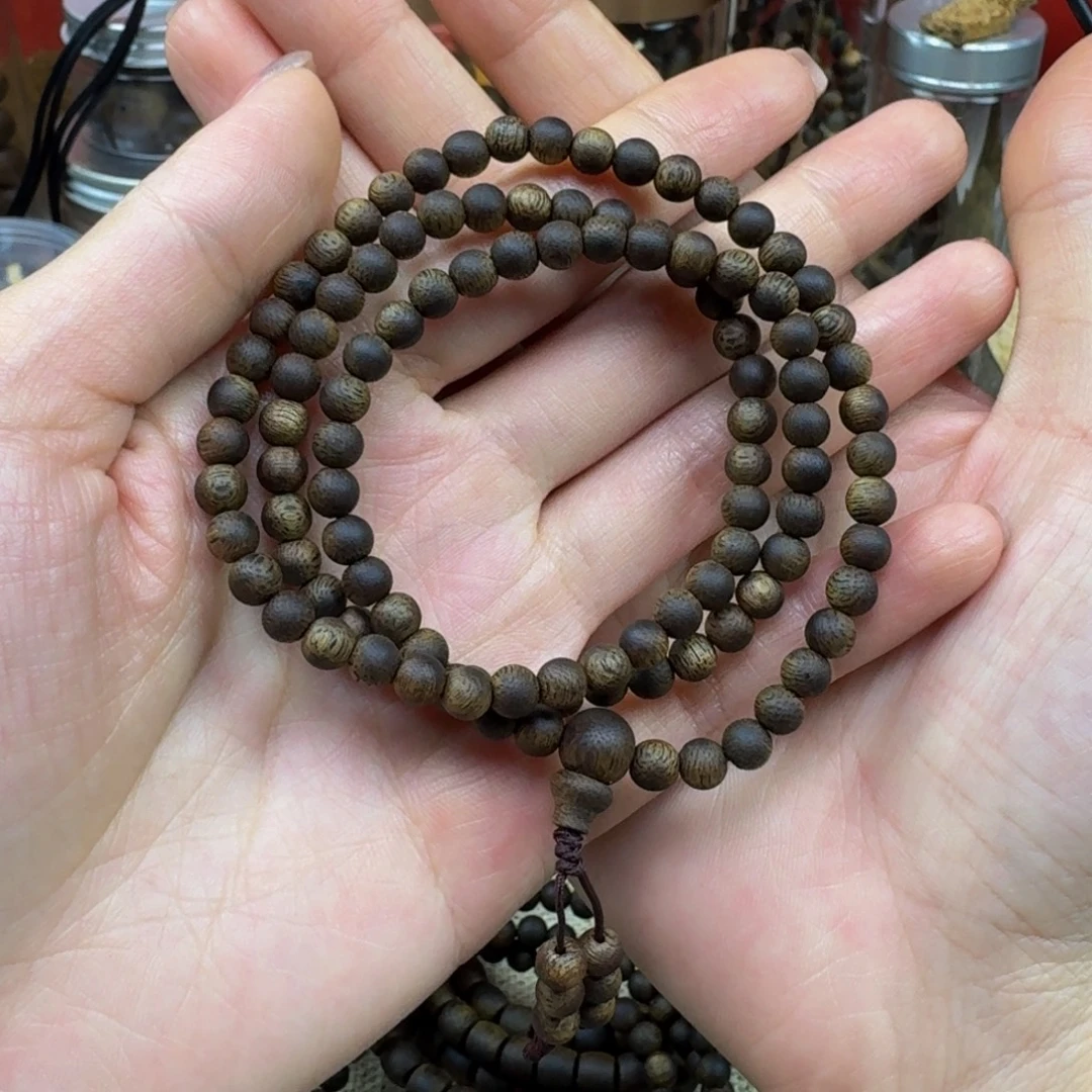 沉香手串多圈奇楠沉香精品 05
