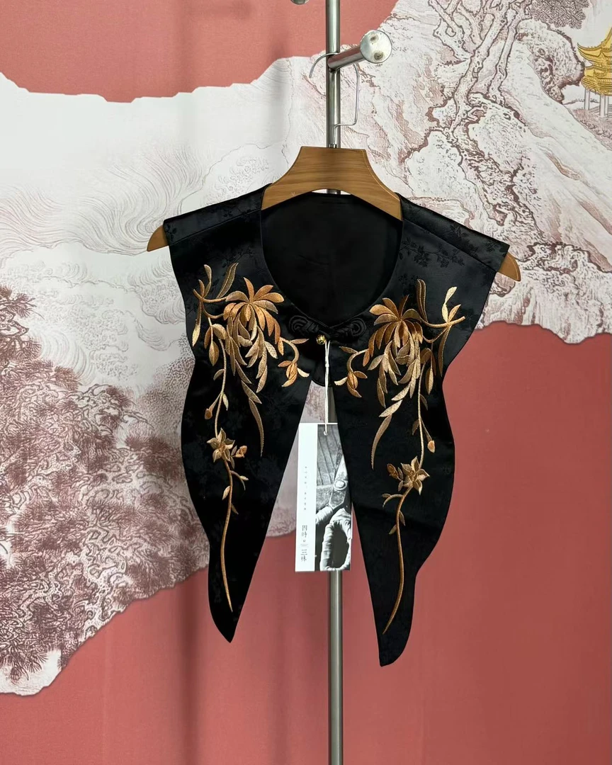 【卿风】R240555新款新中式刺绣云肩