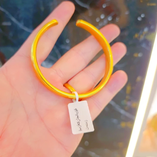 铜合金合成锆石手镯 气质瑞丽风传承轻奢圈口可调节饰品瑞丽商务