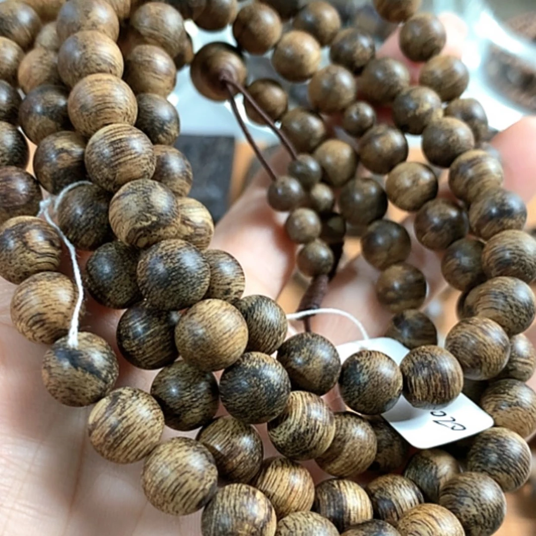【闪购商品】沉香手串文莱黑棋0.9，37.5克999沉