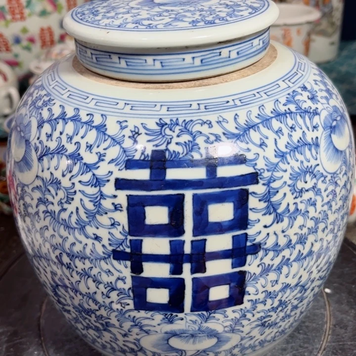 紫砂茶叶罐青花22222222222