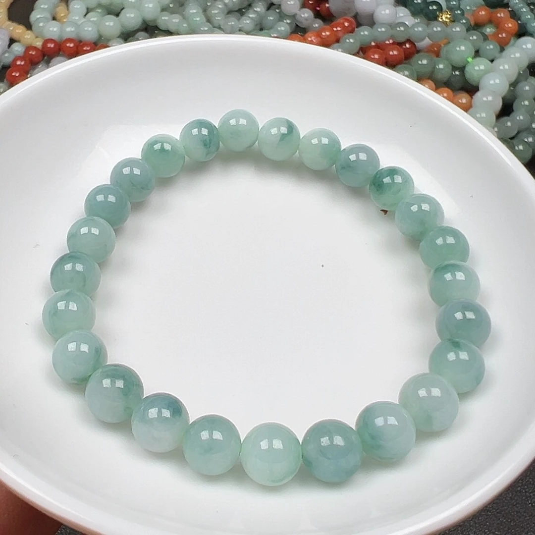 翡翠手链未镶嵌喝***子货主老华