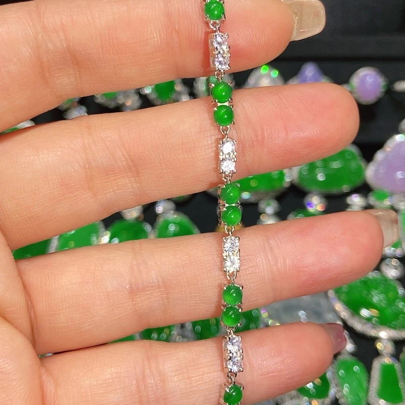 【闪购商品】翡翠手链未镶嵌天然翡翠