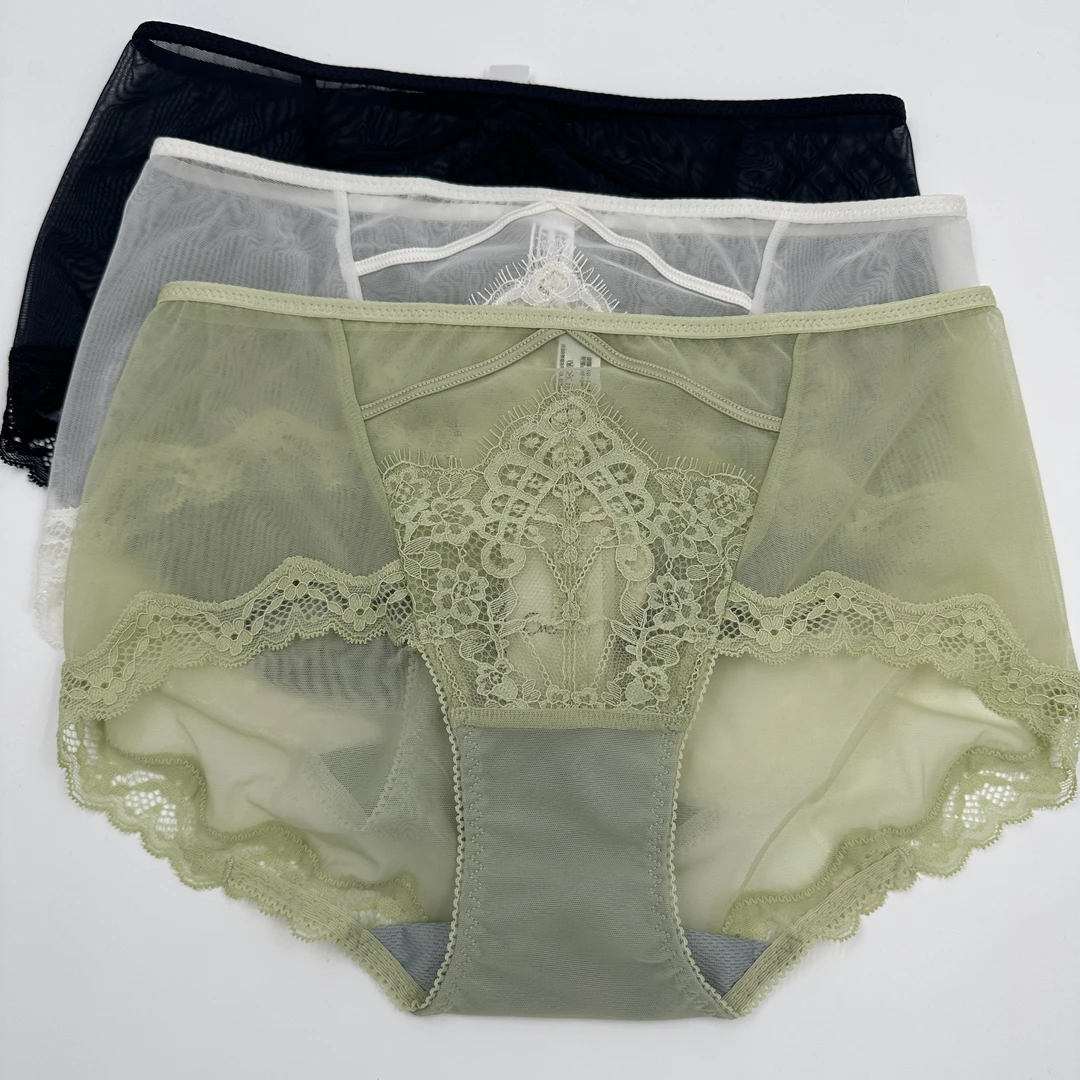 奥维丝丽2501K网纱性感中腰女士内裤配2501 2502文胸