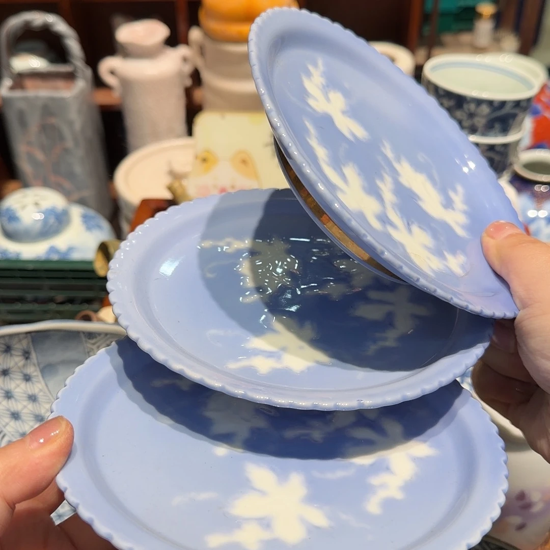 瓷片沁色五十包邮 非全新