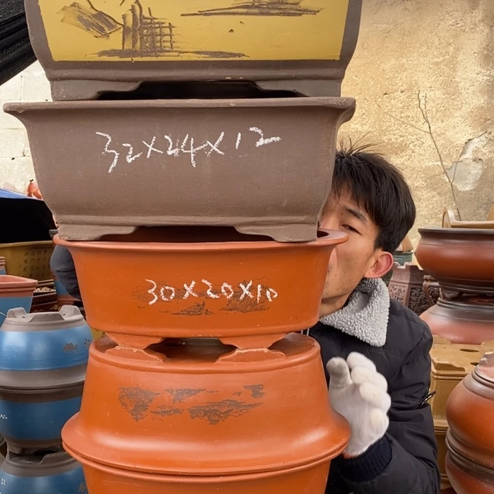 紫砂花盆紫砂特价包邮