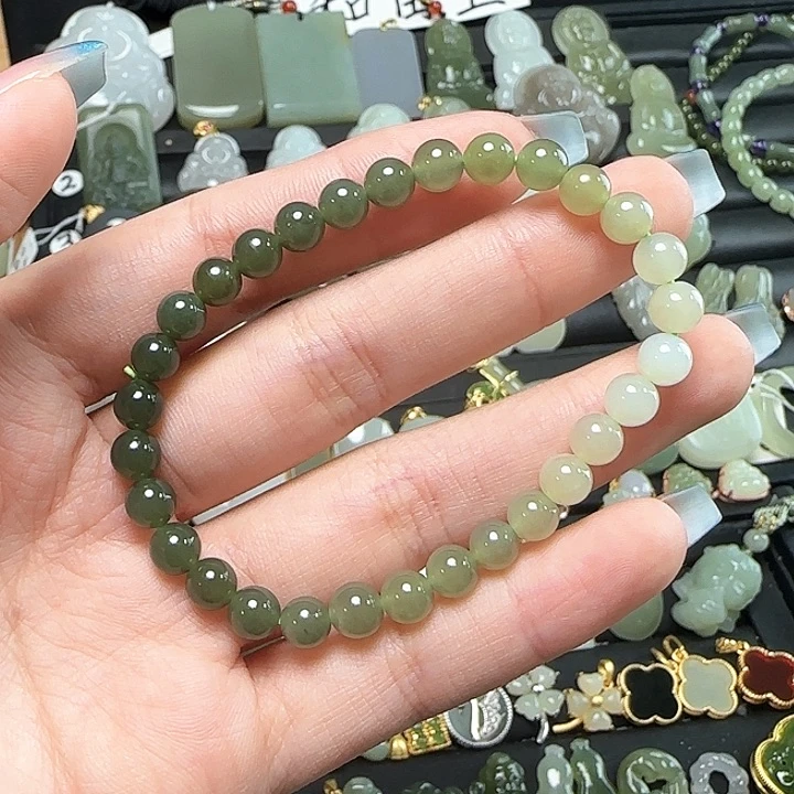 手串未镶嵌和田玉卡6