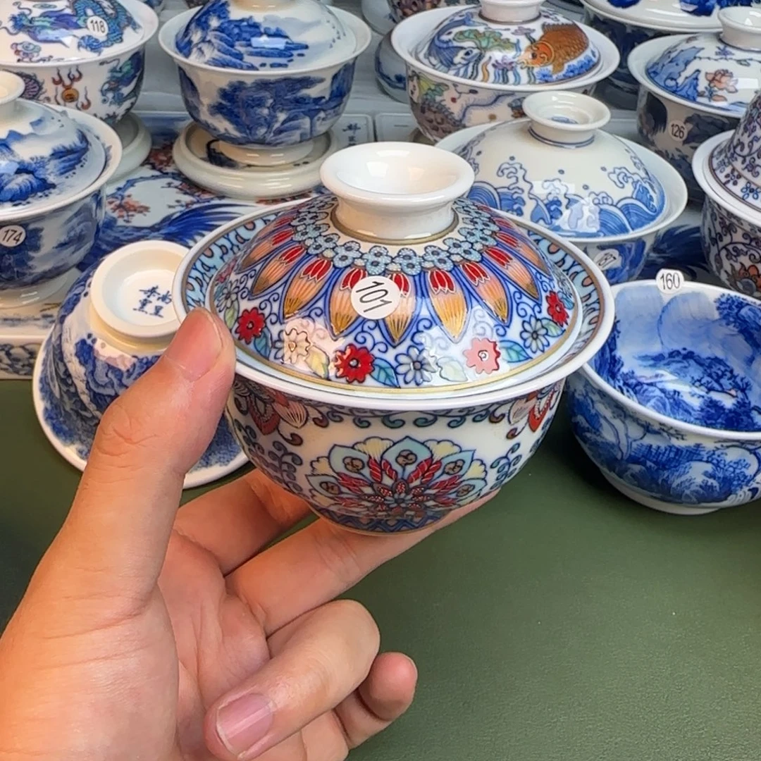 彦祖纯手工手绘茶具101