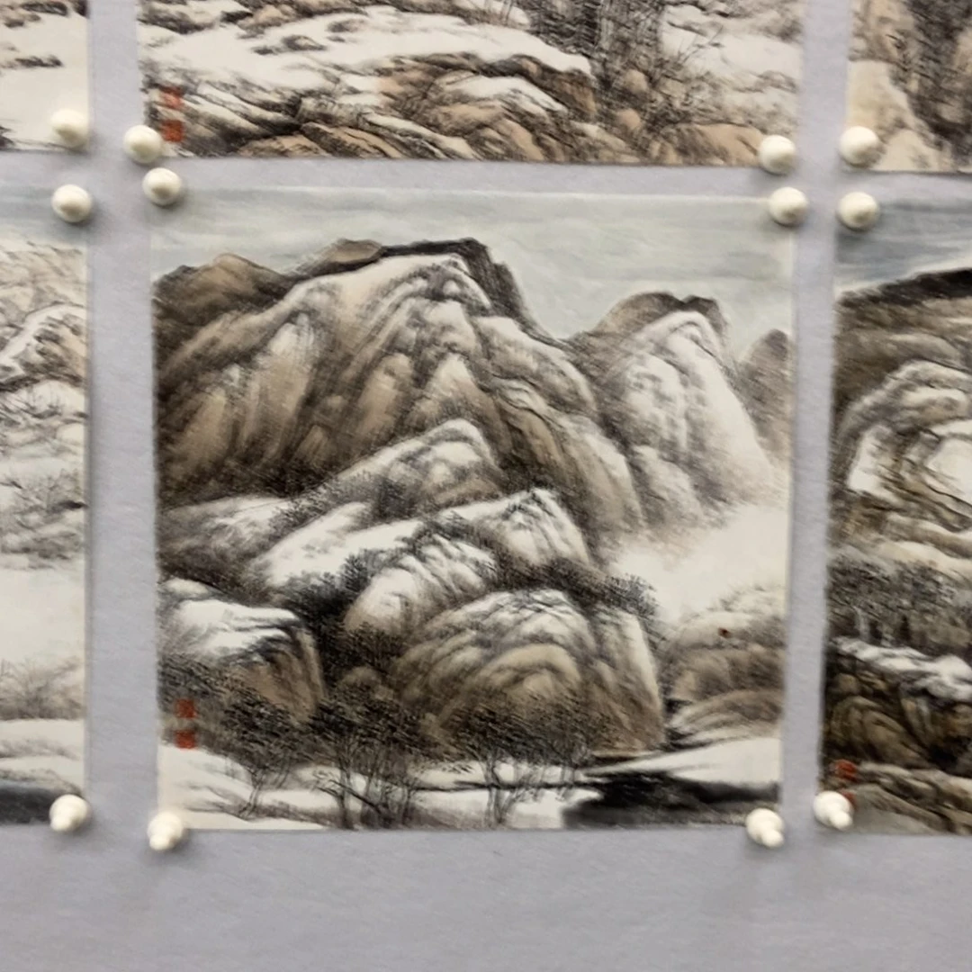 坦***然国画墨鱼精品墨鱼精品