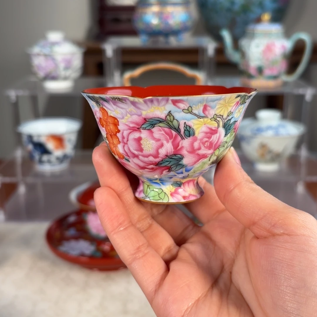 纯手工手绘 高端茶器