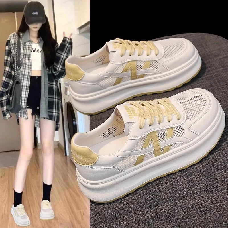 网面休闲板鞋女鞋夏季透气一脚蹬学生夏季板鞋薄款8813