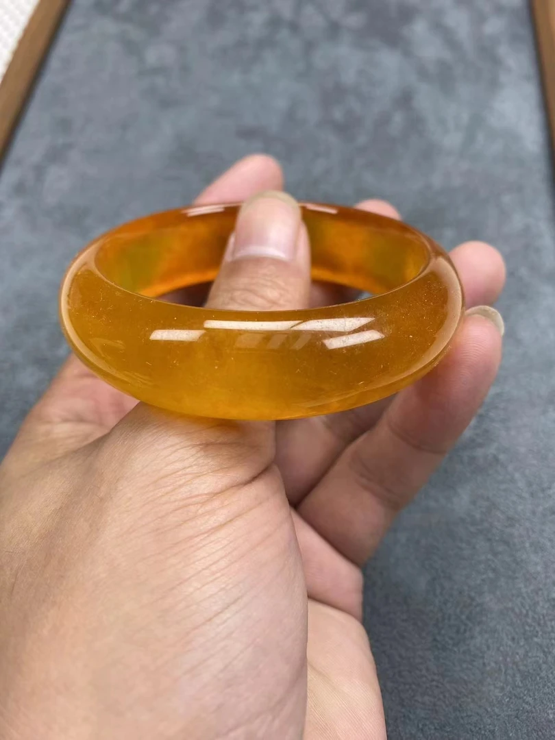 L4冰黄手镯经典精品时尚气质百搭情侣多样性发一