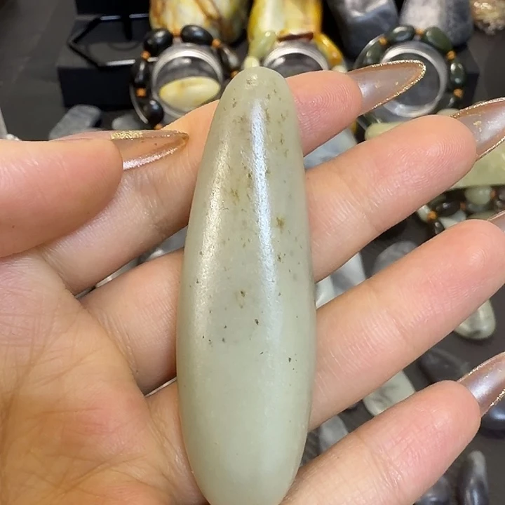 和田玉未镶嵌挂件8