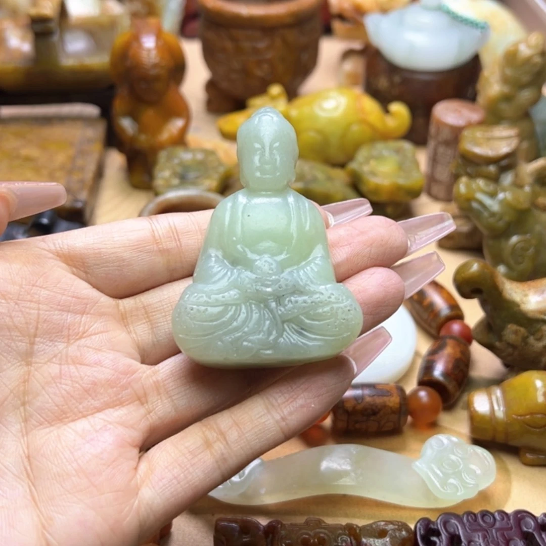 【闪购商品】蛇纹石玉颈饰未镶嵌