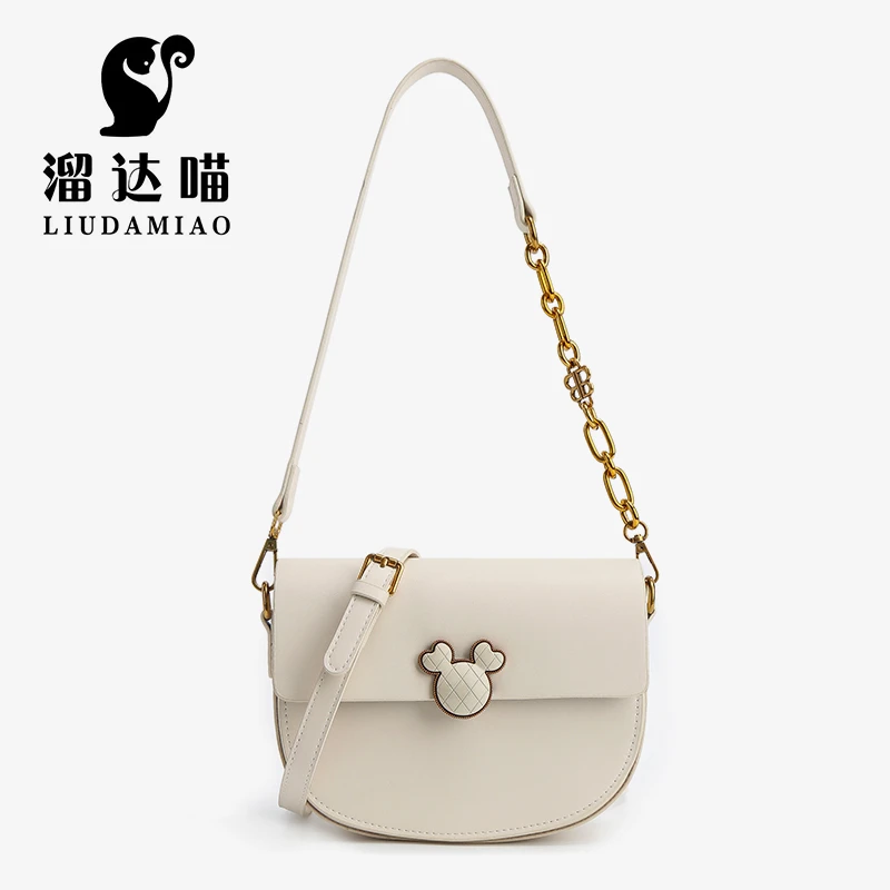 2025爆款复古时尚单肩包潮流百搭斜挎包潮流女包高级马鞍包