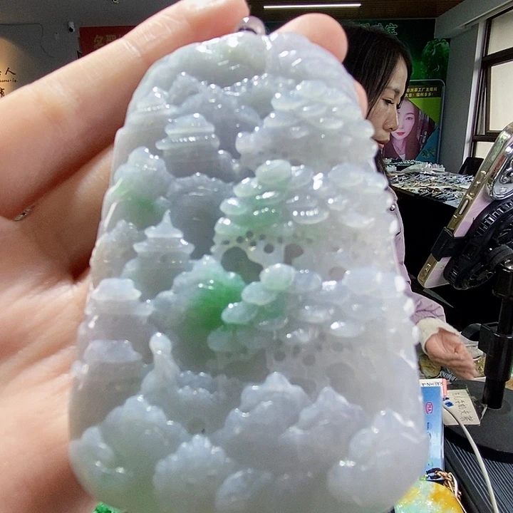 颈饰未镶嵌翡翠翡翠