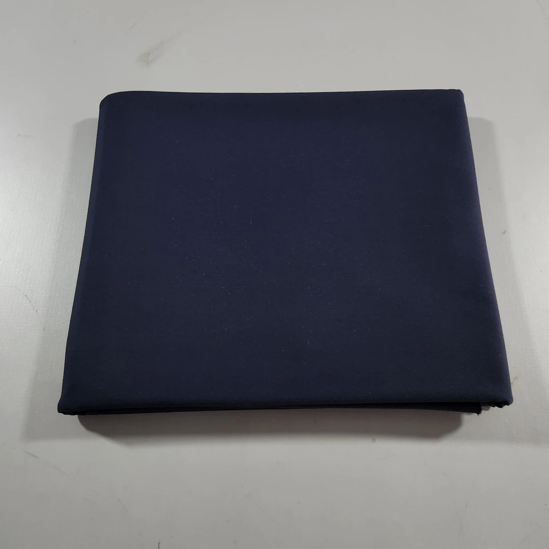 藏青 锦棉罗马 校服料 面料 多拍连裁